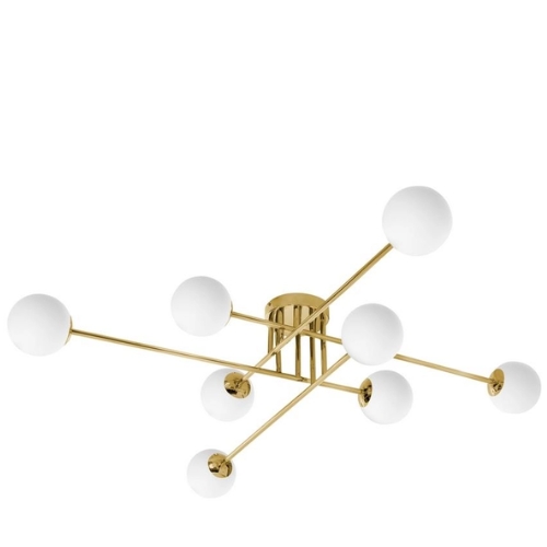 Lampa sufitowa ASTRA 8 złota