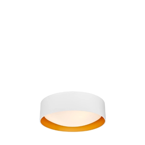 Plafond VERO L white, 45 cm, gold interior