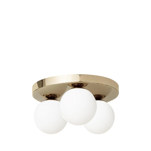 MIJA IP44 bathroom plafond, gold