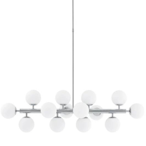 CUMULUS 1 fourteen-point chandelier, chrome