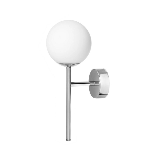 MIJA DECO bathroom wall lamp IP44, chrome