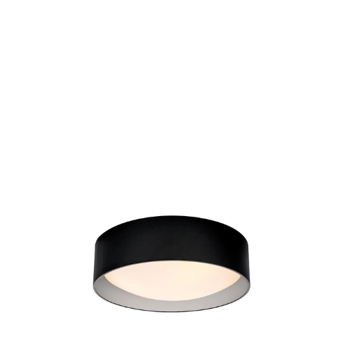 Plafond VERO L black, 45 cm, silver interior