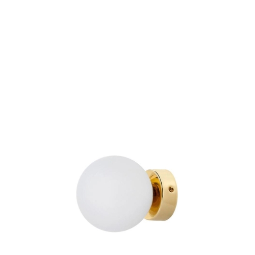 MIJA IP44 bathroom wall lamp, gold