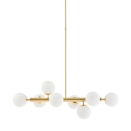 CUMULUS 2 eight-point chandelier, gold