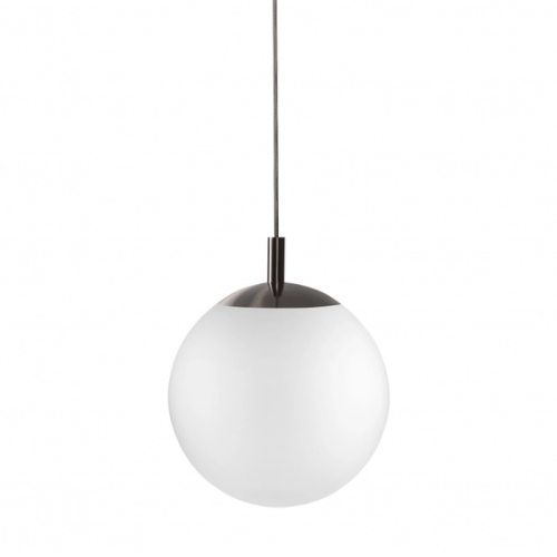 ALUR TYTAN M brushed titanium pendant lamp, 30 cm