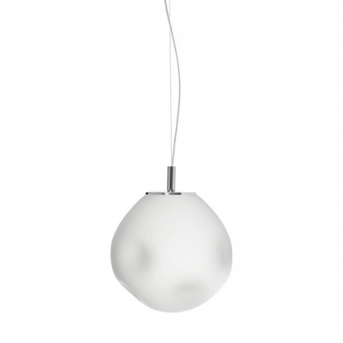 CLOE S chrome pendant lamp, 25 cm
