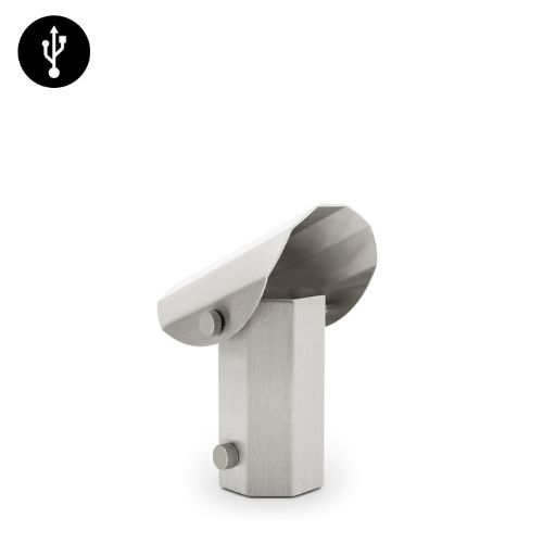 APOLIN portable lamp brushed steel