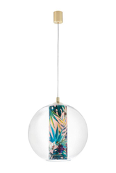 FERIA L pink pendant lamp, 35 cm