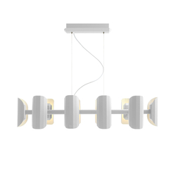 APOLIN multi-arm pendant lamp white
