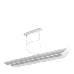 APOLIN 120 cm linear pendant lamp, white