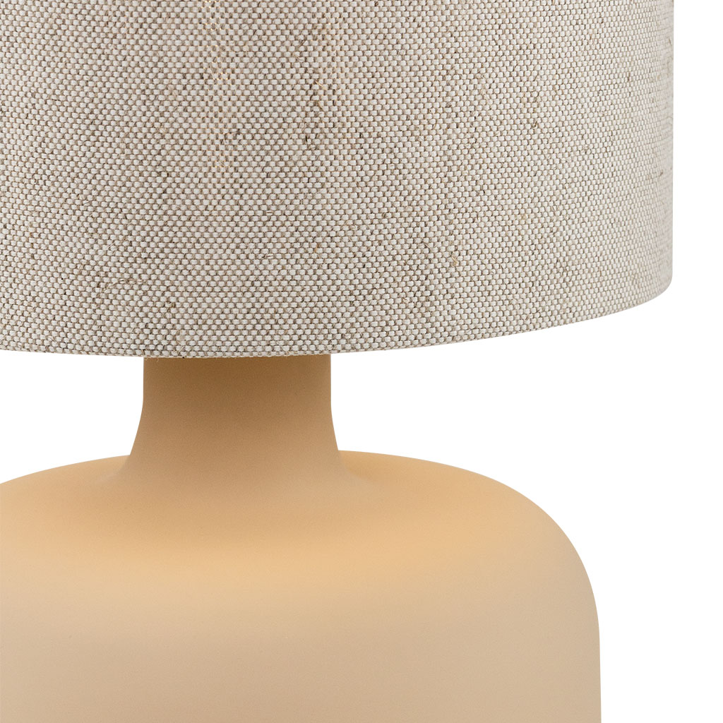 LORA table lamp flax, beige base