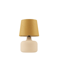 GAJA table lamp mustard, beige base