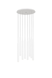 Підвісний світлодіодний світильник ROLL 8 білий, Kaspa