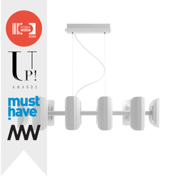 APOLIN multi-arm pendant lamp white