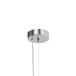 CLOE M chrome pendant lamp, 30 cm