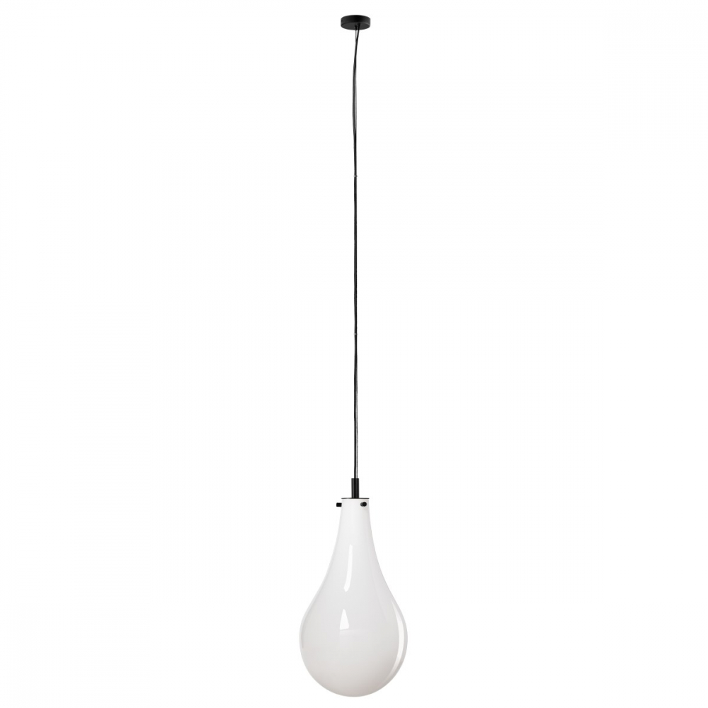 STILLA 1 pendant lamp, black finish