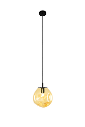 AVIA BLACK S pendant lamp amber 25 cm