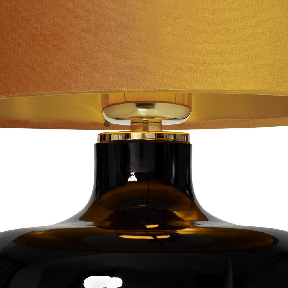 LORA table lamp gold, black base