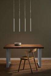 Lampa wisząca LED ROLL LAMPA WISZĄCA 4 biała, Kaspa