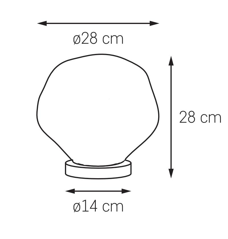 Lampa stołowa CLOE złoto