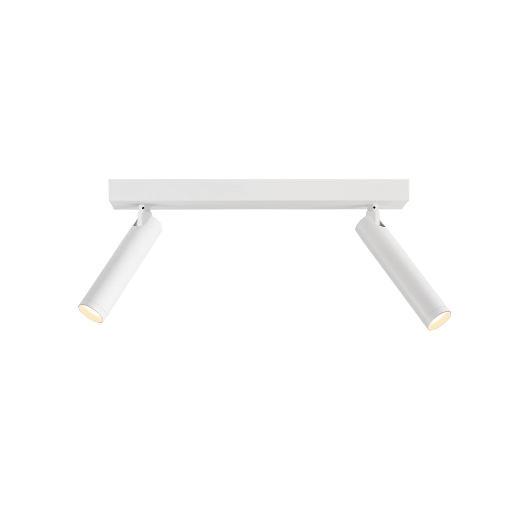 ROLL 2 two-point ceiling lamp white