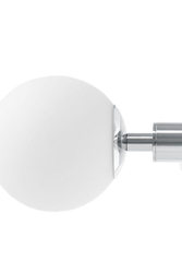 CUMULUS 2 eight-point chandelier, chrome