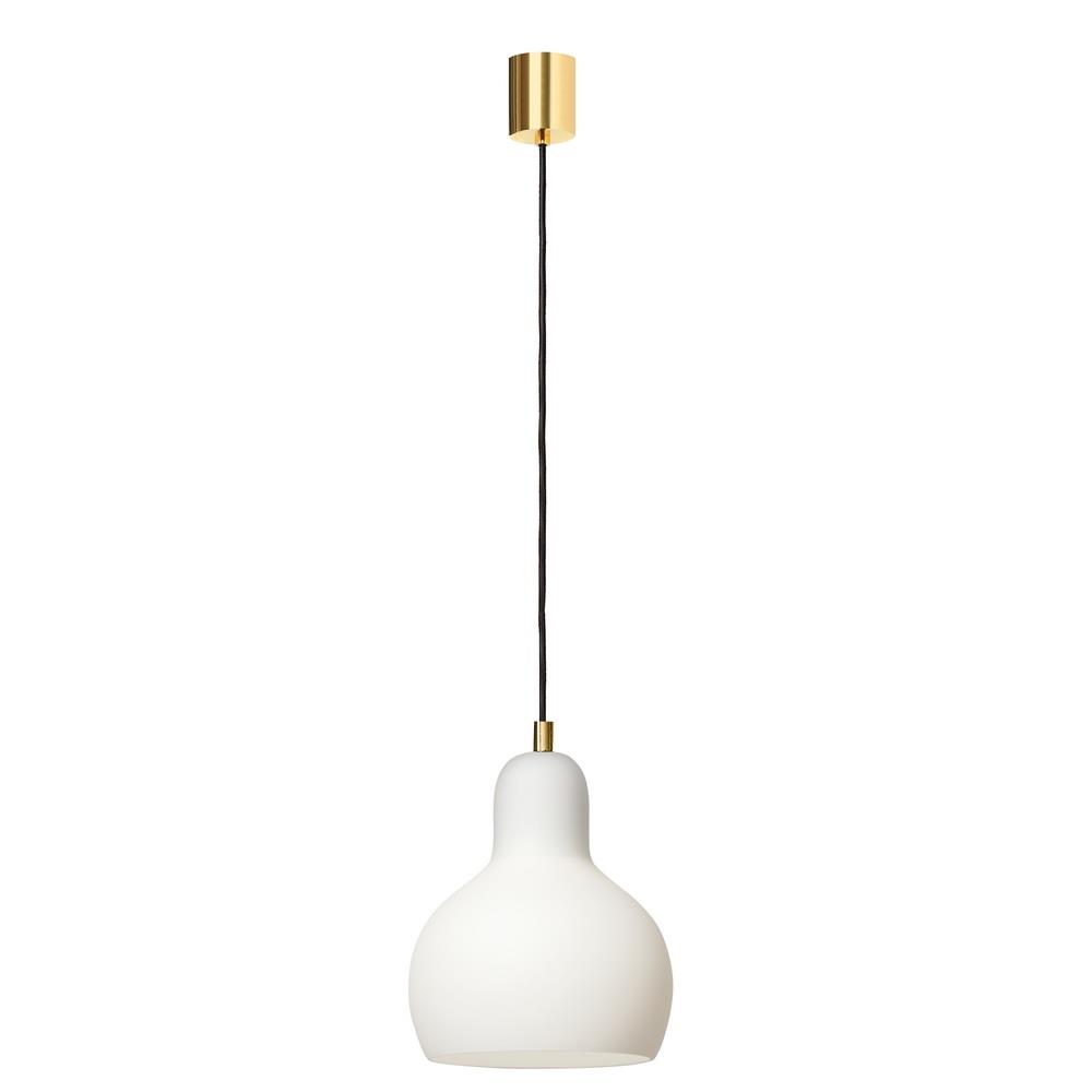 LONGIS WHITE I gold finish pendant lamp