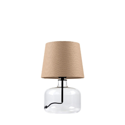 GAJA table lamp latte, transparent base
