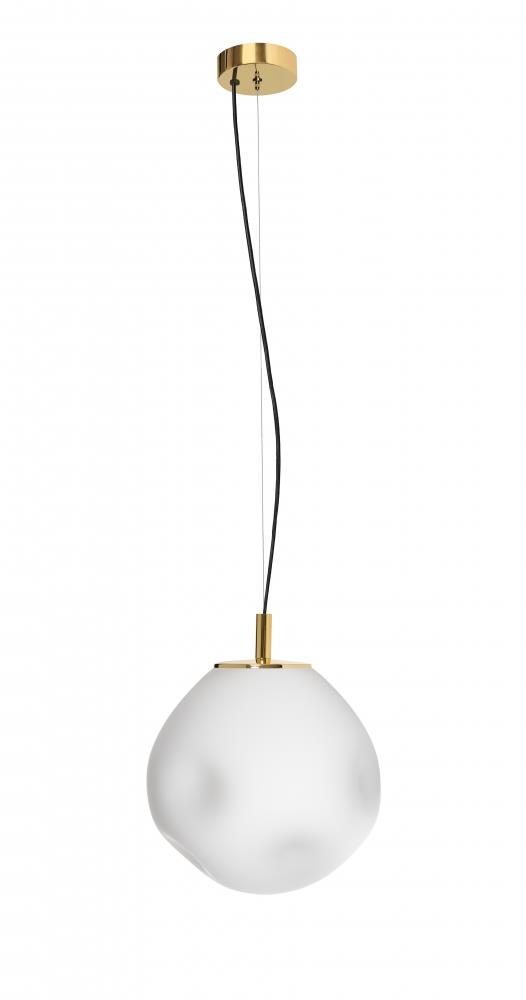 CLOE S gold pendant lamp, 25 cm