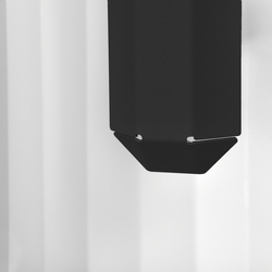 Wall lamp APOLIN 65 cm, black and white