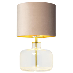 LORA table lamp beige, transparent base