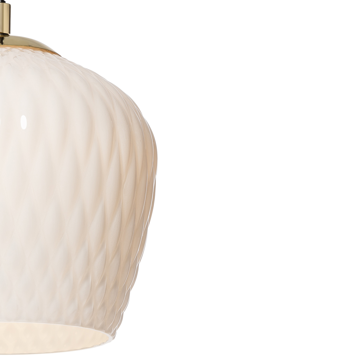 VENUS S single pendant lamp KASPA white, Kaspa