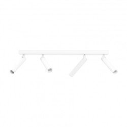 Lampa przysufitowa czteropunktowa ROLL 4 biała