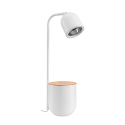 BOTANICA WOOD desk lamp white