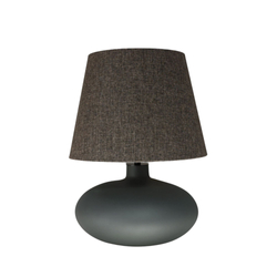 Lampa stołowa SAWA CLASSIC brązowy melanż, grafitowa podstawa