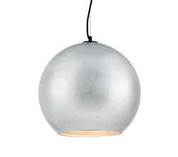 Lampa wisząca MOON srebrna, 35 cm
