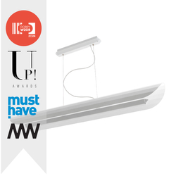 Lampa wisząca liniowa APOLIN 120 cm, biała