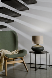 SAWA WOOD veneer table lamp, light oak