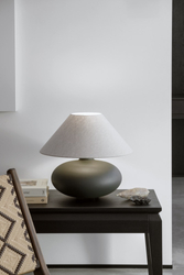 Lampa stołowa SAWA NATUR len