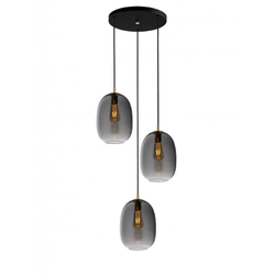 ONYX 3 three-point pendant lamp on plafond