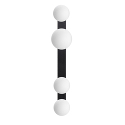GIGI four-point ceiling lamp black, 75 cm