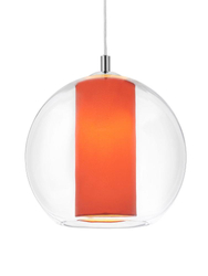 MERIDA L pendant lamp coral, 35 cm