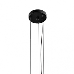 VERO pendant lamp black, 45 cm, black interior