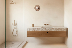 Kinkiet okrągły LEGRA IP44, terakota