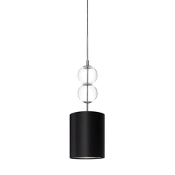 Lampa wisząca ZOE S czarna, 20 cm