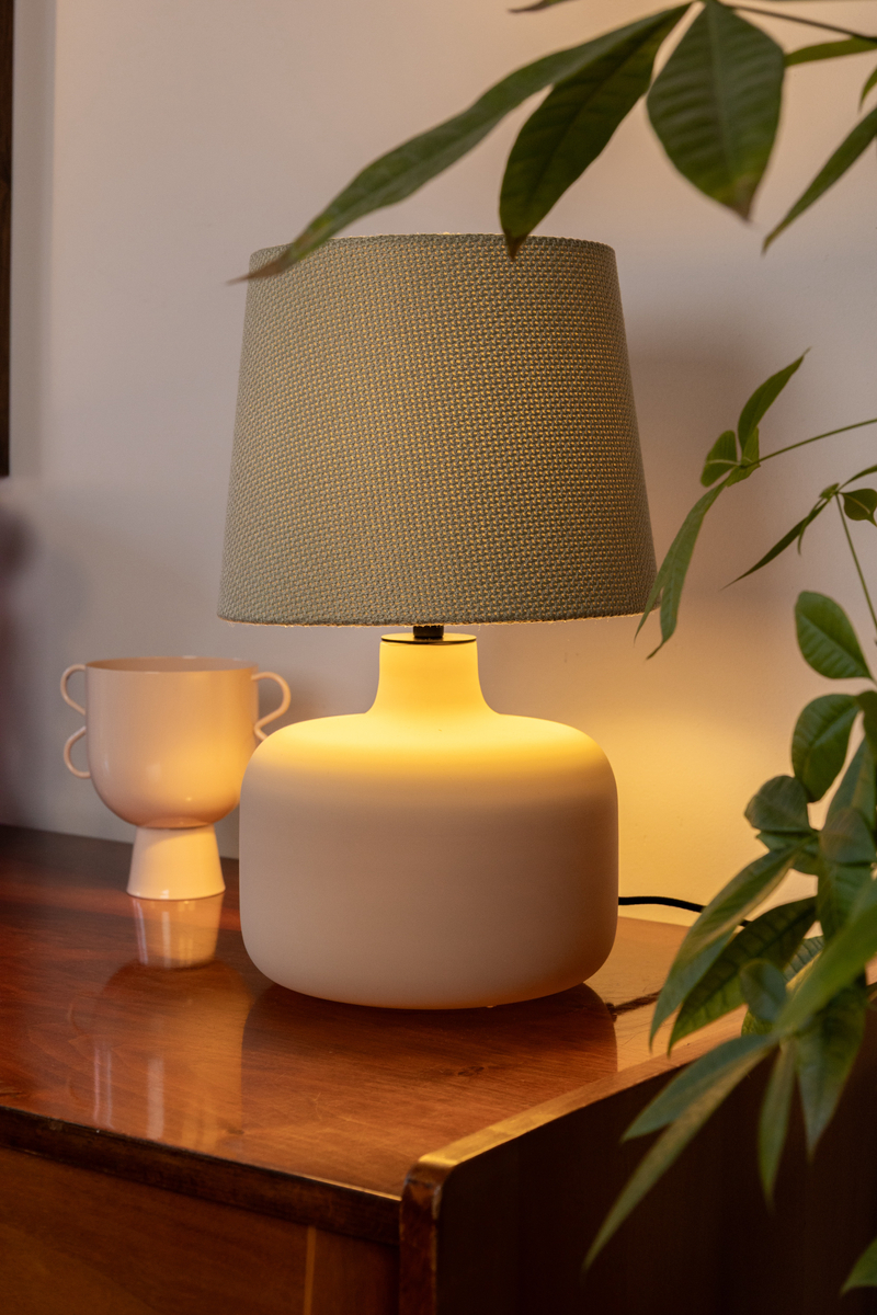 GAJA table lamp sage, beige base