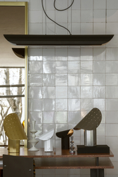 APOLIN table lamp with perforated canopy, 30 cm, brushed steel