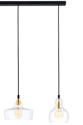 LONGIS GOLD 4 four-point pendant lamp on a bar