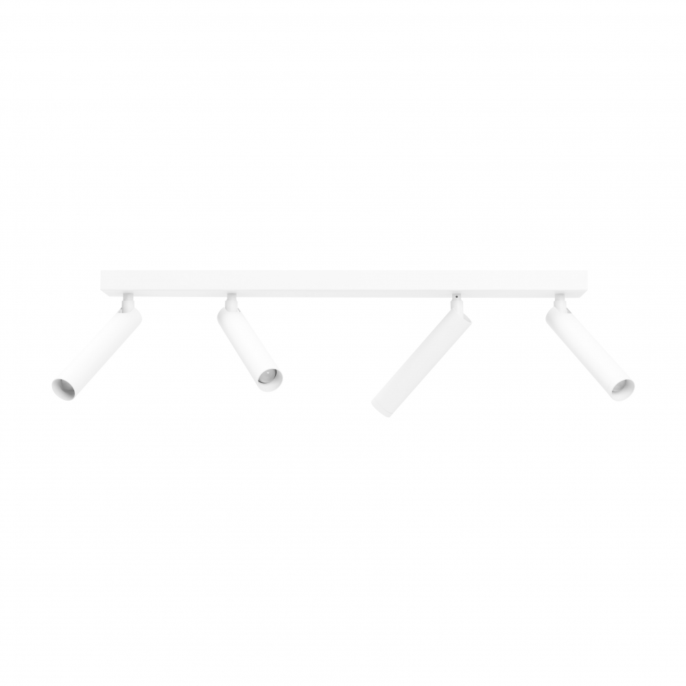 ROLL 4 four-point ceiling lamp white