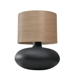 SAWA WOOD veneer table lamp, light oak